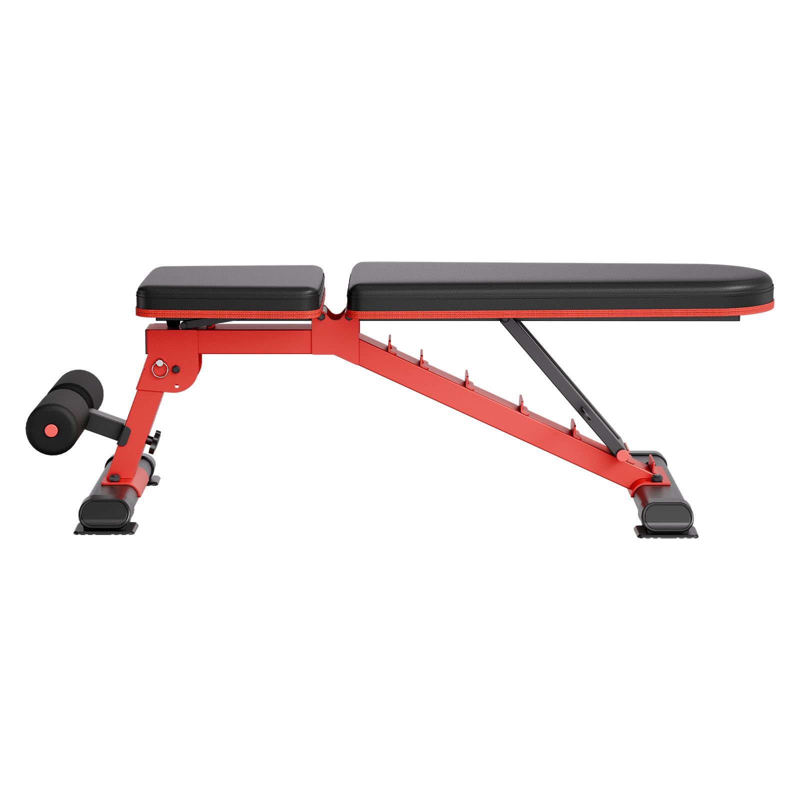 Weight Bench, 1200lbs Heavy Duty Stable Weight Bench Press for Full Body Workout, Adjustable Exercise Sit up Bench for Home Gym Strength Training, Flat Bench with Quick Folding & Fast Adjustment - Image 7