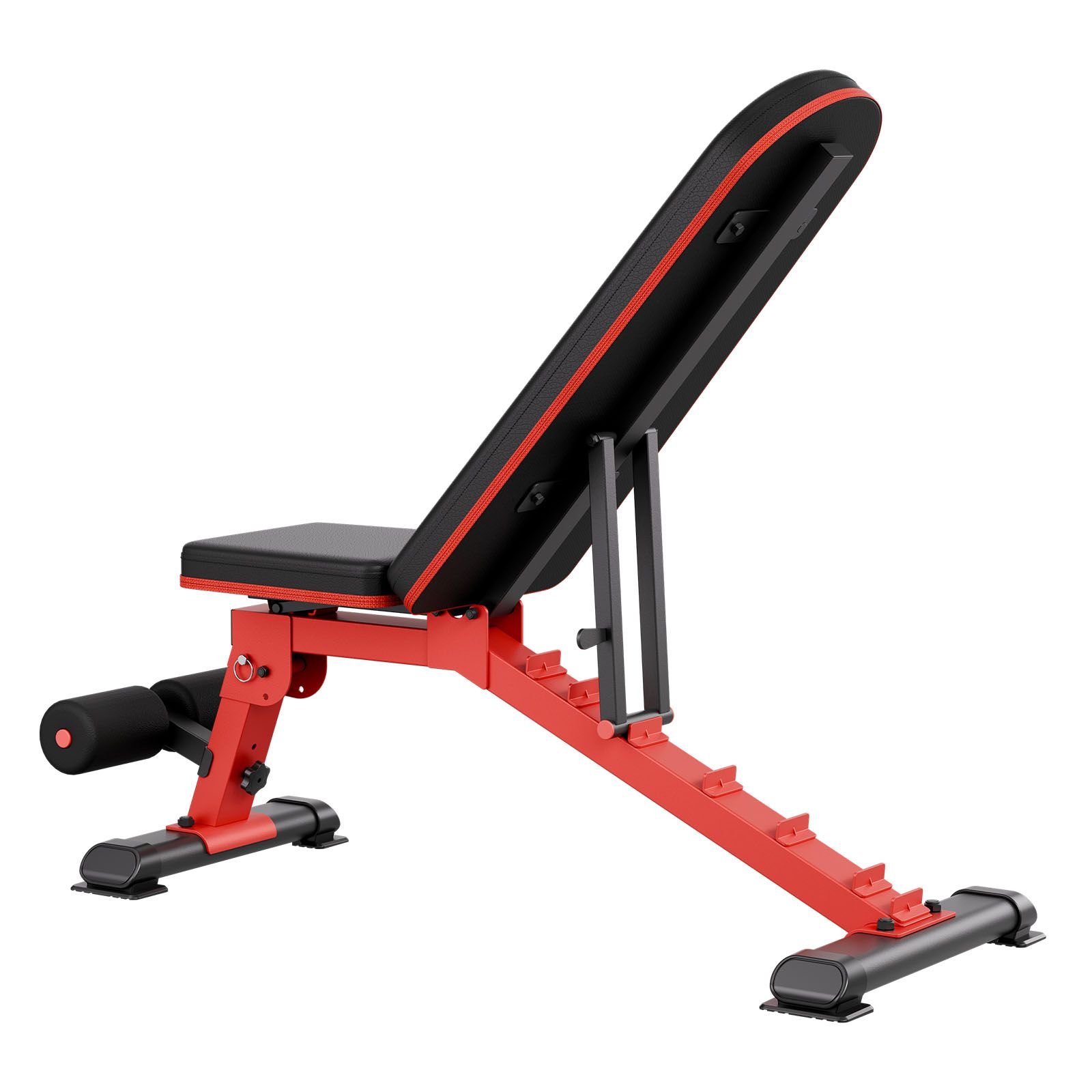 Weight Bench, 1200lbs Heavy Duty Stable Weight Bench Press for Full Body Workout, Adjustable Exercise Sit up Bench for Home Gym Strength Training, Flat Bench with Quick Folding & Fast Adjustment - Image 8