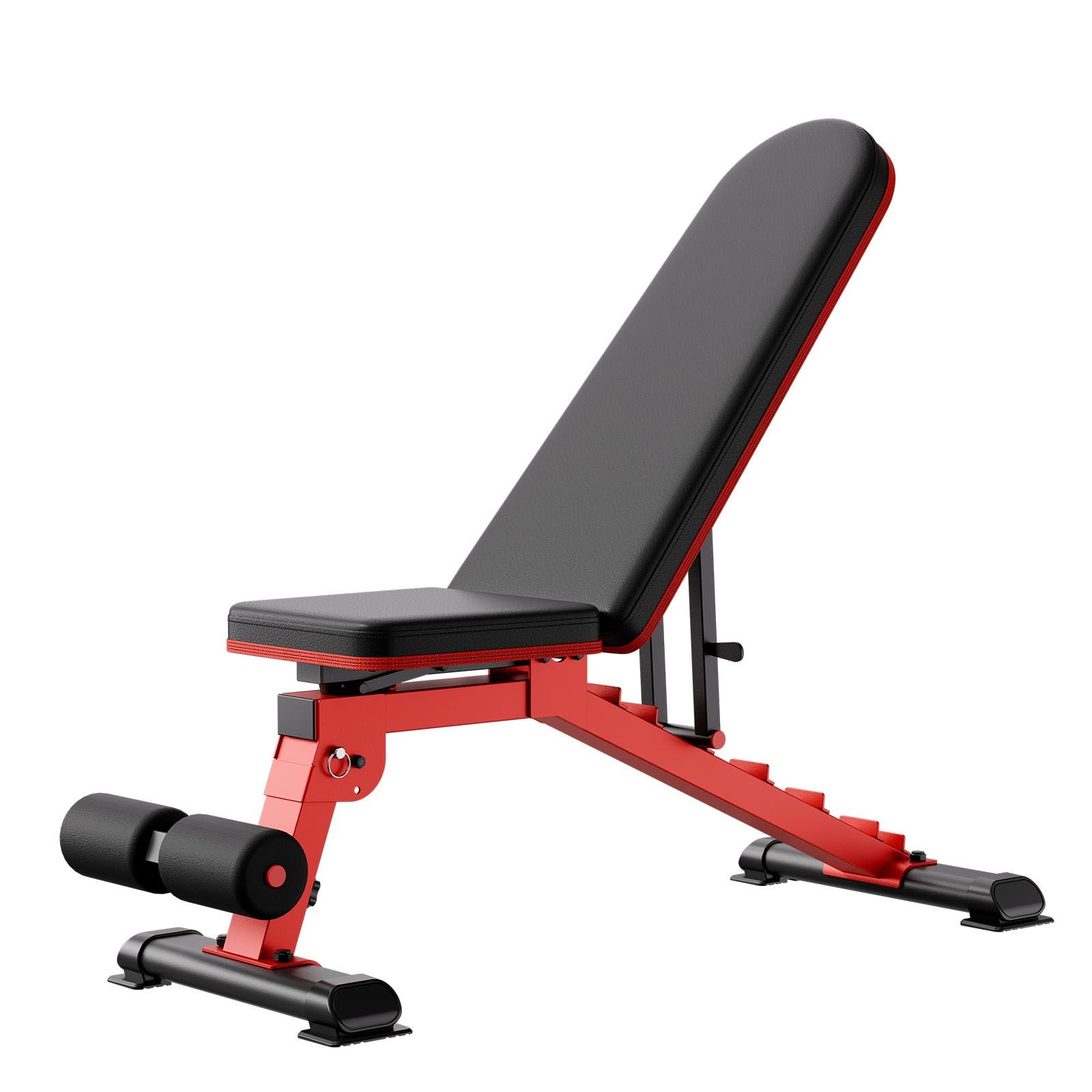 Weight Bench, 1200lbs Heavy Duty Stable Weight Bench Press for Full Body Workout, Adjustable Exercise Sit up Bench for Home Gym Strength Training, Flat Bench with Quick Folding & Fast Adjustment - Image 9