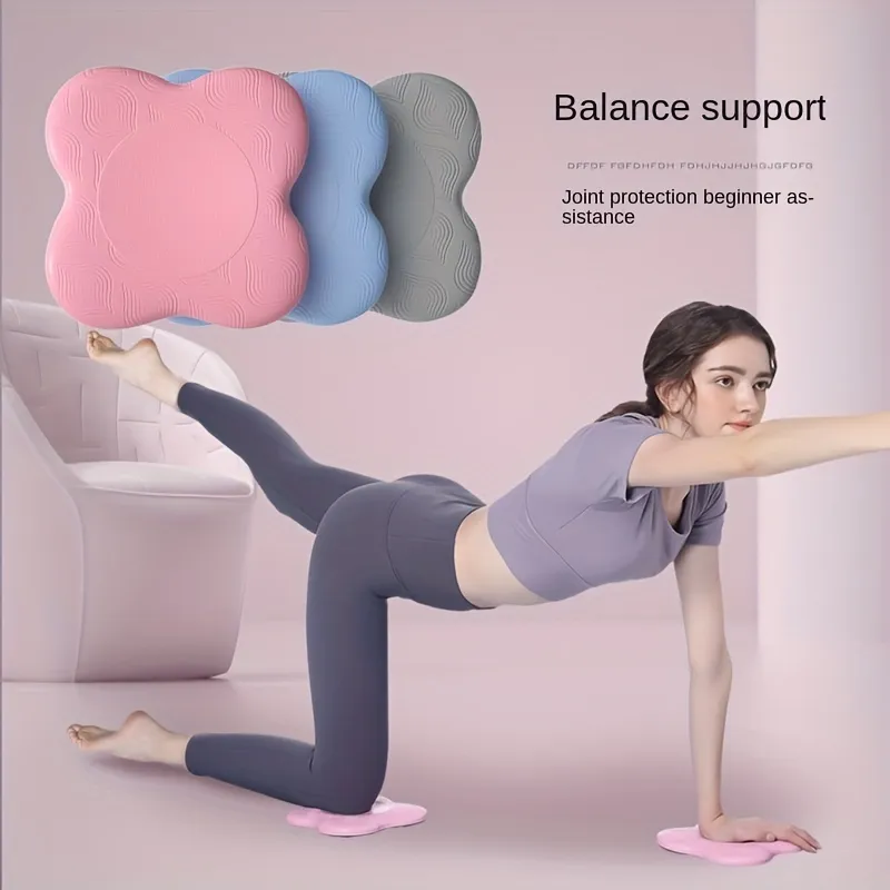 1pair Yoga Knee Elbow Joint Protection Pad; Portable Fitness Exercise Thickened Non-slip Yoga Mat; Yoga Pilates Fitness Equipment For Home Gym Training - Image 9