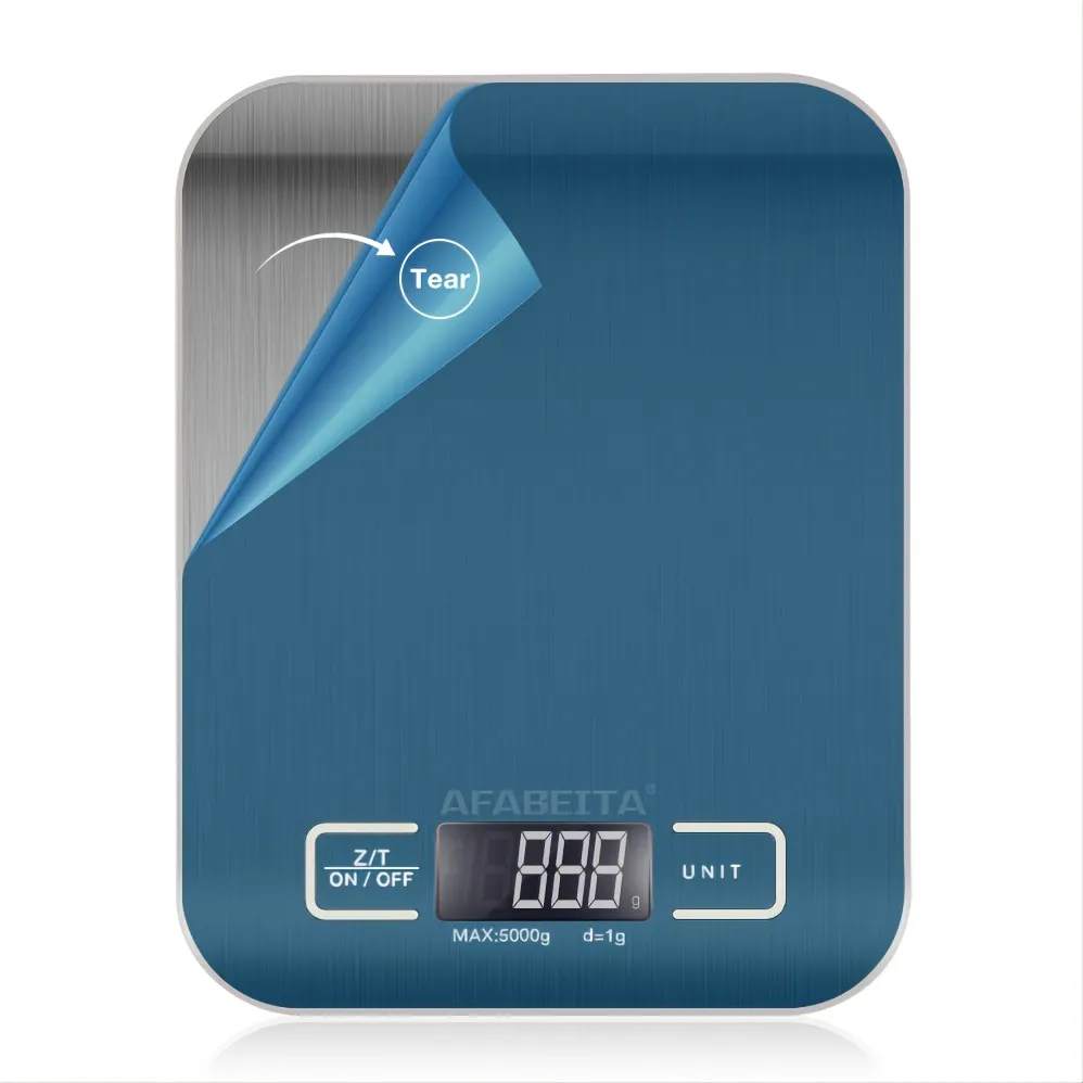 1pc 10KG/5KG Kitchen Scales Stainless Steel Weighing For Food Diet Postal Balance Measuring LCD Precision Electronic - Image 4
