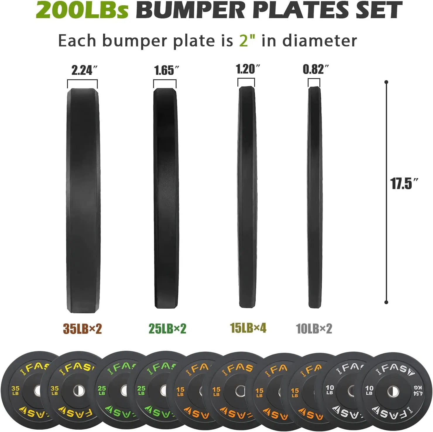 200lb Green Home Gym Set Multi-functional Power Cage, Home Adjustable Pullup Squat Rack 1000Lbs Capacity Comprehensive Fitness Barbell Rack - Image 4