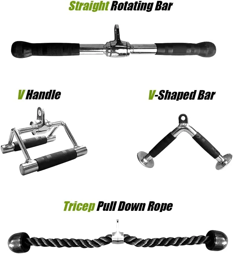 210lb Green Home Gym Set Multi-functional Power Cage, Home Adjustable Pullup Squat Rack 1000Lbs Capacity Comprehensive Fitness Barbell Rack - Image 5