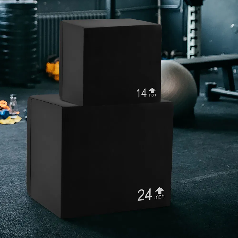3 In 1 Foam Plyometric Box with 3 Heights and Easy-to-Clean PU Cover - Image 3