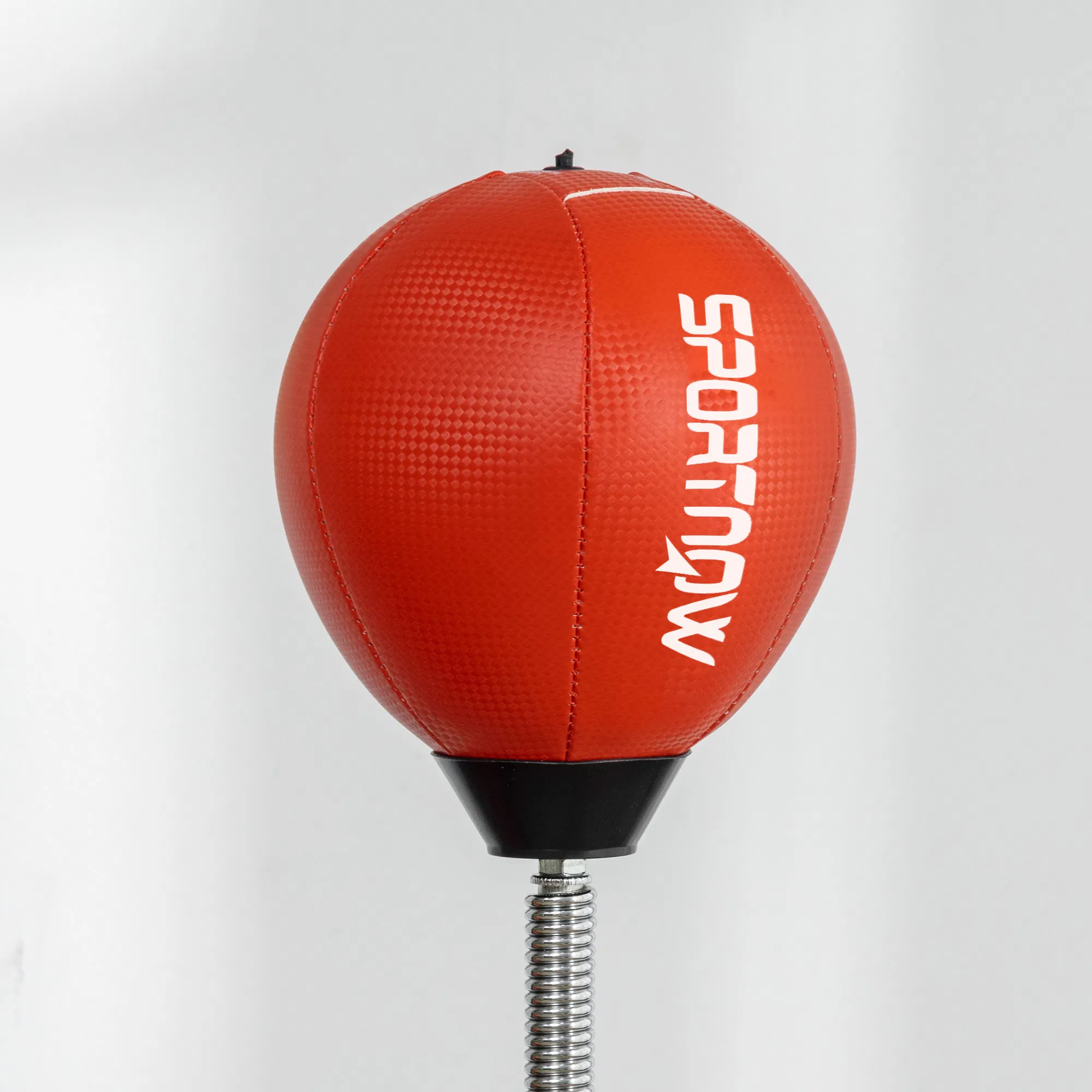 4.6'-6.7' Speed Bag Boxing Bag Stand, Reflex Bag Boxing Training Equipment, Speed Punching Bag, Red - Image 8