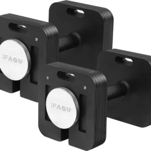 Adjustable Two Dumbbells Or Dumbbells Sets 50LB Square Dumbbell 9 in 1 Free Weights for Multi weight Options Quick-Lock Adjustable