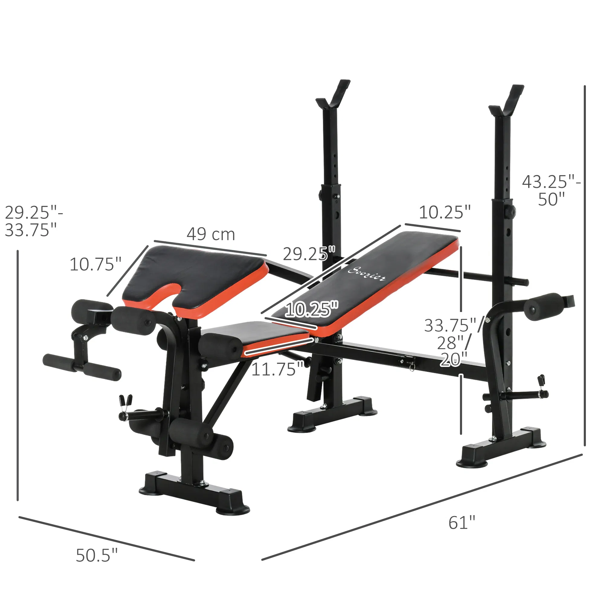 Adjustable Weight Bench for Weight Lifting and Strength Training - Image 2