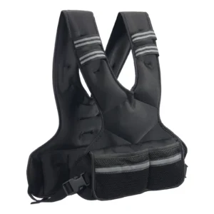 Adjustable Weighted Vest, 11-20lb Weight Vest with 6 Ironsand Weights and Reflective Stripe, Body Weight Vest Exercise Set for Men Women, Workout Equipment for Strength Training Running Jogging