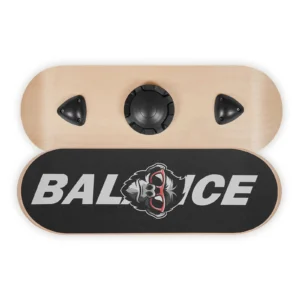 Balance Board, Wobble Board Trainer for Adults 3-Level Adjustable Base, Premium Wooden Balance Training Equipment, Slip-Resistant Surface for Core Workout, Standing Desk Exercise, Home Gym, Yoga