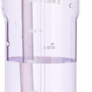 Water Bottle with Straw,Tritan BPA-Free,Leak-Proof Design for Travel, Home, School, (Purple)