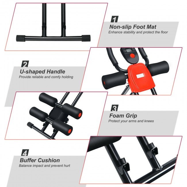 LCD Monitor Home Power Plank Abdominal Workout Equipment - Image 3