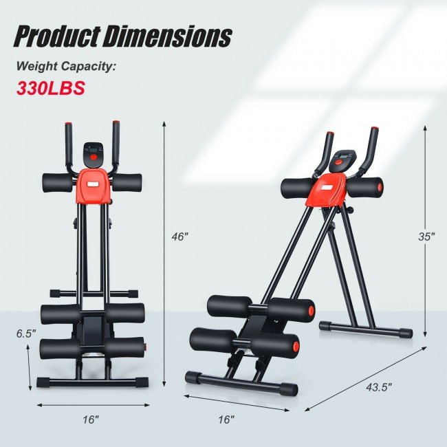 LCD Monitor Home Power Plank Abdominal Workout Equipment - Image 4