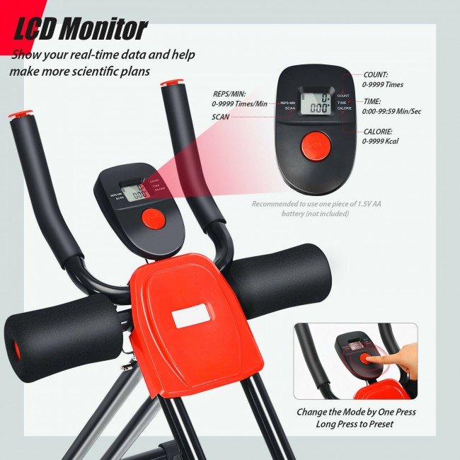 LCD Monitor Home Power Plank Abdominal Workout Equipment - Image 5