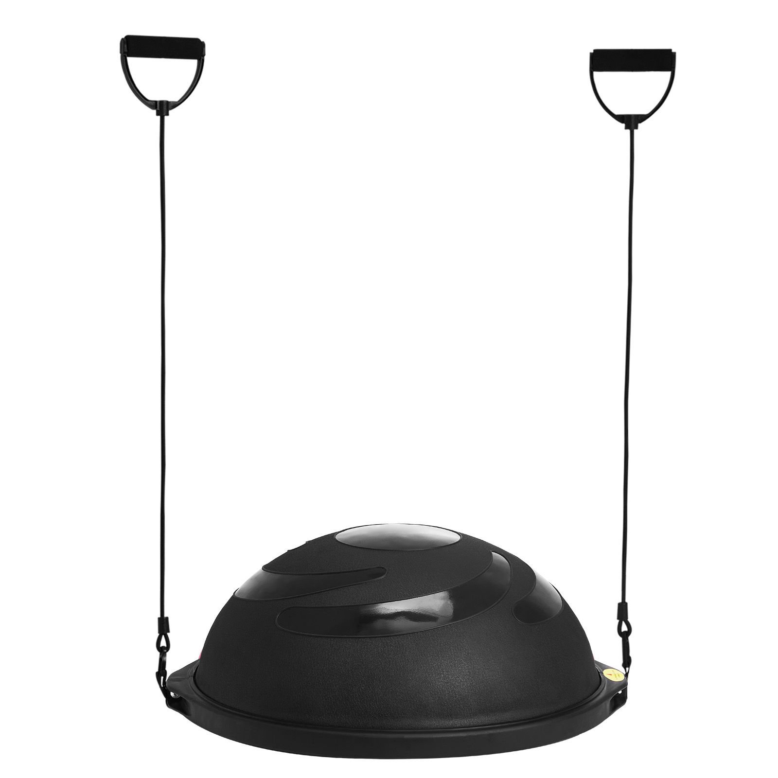 Half Exercise Ball Trainer, 26 inch Balance Ball Trainer, 1500lbs Capacity Stability Ball, Yoga Ball with Resistance Bands & Foot Pump, Strength Fitness Ball for Home Gym Full Body Workout Black - Image 11