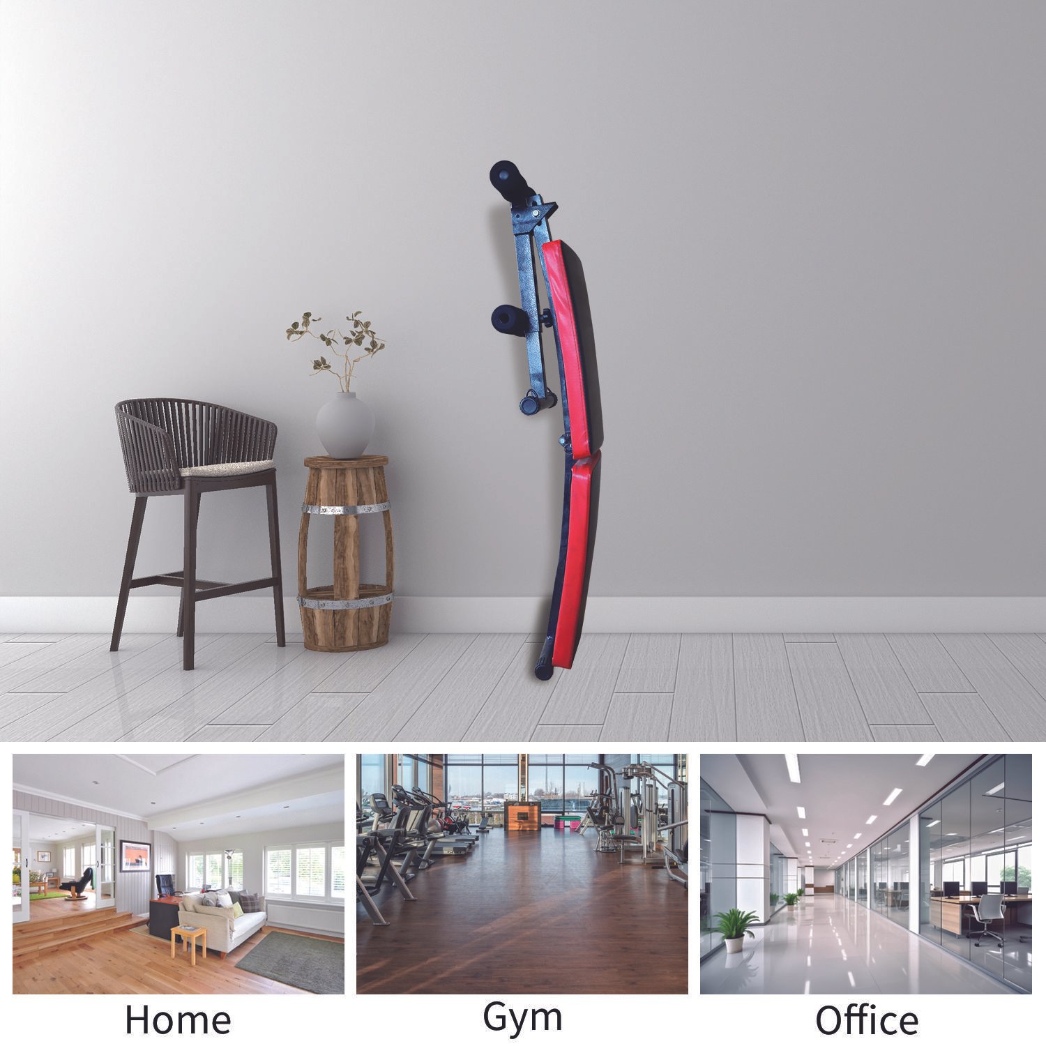 Multi-Position Adjustable Utility Bench for Home Gym Weightlifting and Strength Training, Sit-up Chair Collapsible Design - Image 7