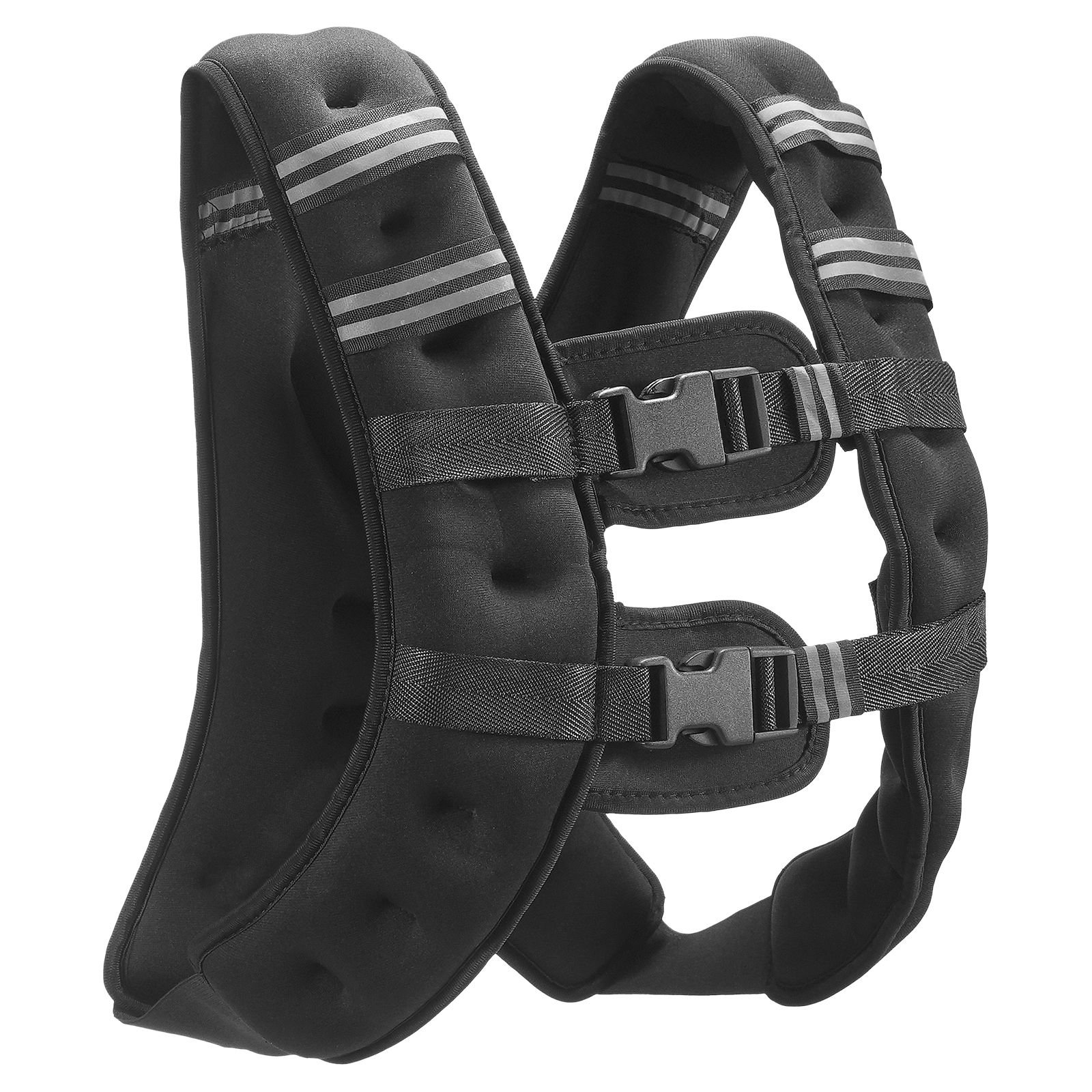 Weighted Vest, 16 lbs Weight Vest with Reflective Stripe, Adjustable Buckle Body Weight Vest for Men Women, Workout Equipment for Strength Training, Running, Jogging, Fitness, and Weight Loss - Image 6