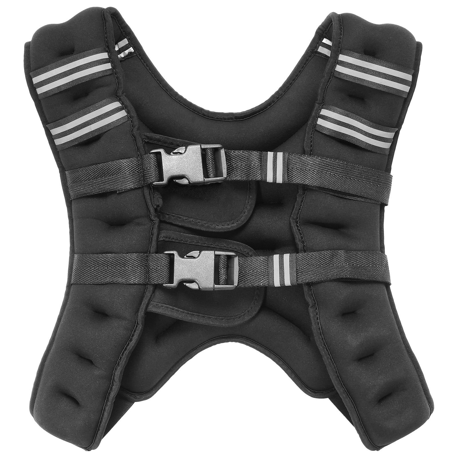 Weighted Vest, 16 lbs Weight Vest with Reflective Stripe, Adjustable Buckle Body Weight Vest for Men Women, Workout Equipment for Strength Training, Running, Jogging, Fitness, and Weight Loss - Image 9