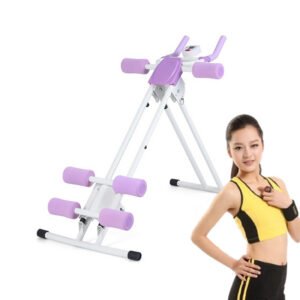 Foldable Abdominal Trainer Adjustable Ab Machine for Household/Gym