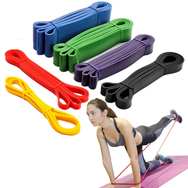 Elastic Resistance Band; Exercise Expander Stretch Fitness Rubber Band; Pull Up Assist Bands For Training Pilates Home Gym Workout - Image 20
