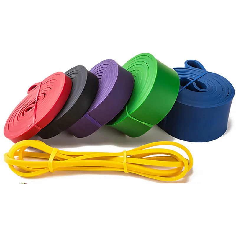 Elastic Resistance Band; Exercise Expander Stretch Fitness Rubber Band; Pull Up Assist Bands For Training Pilates Home Gym Workout - Image 36