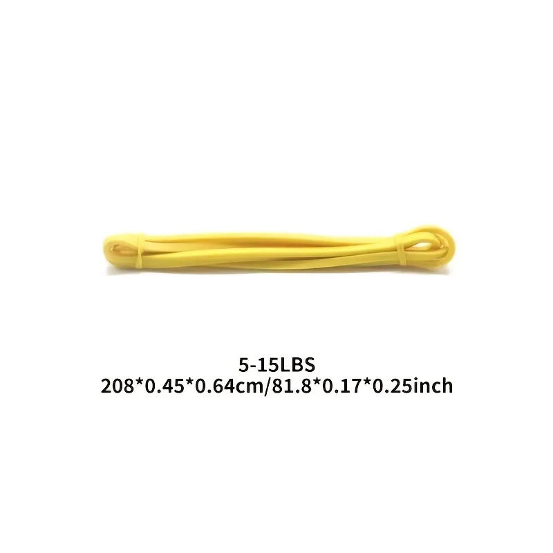 Elastic Resistance Band; Exercise Expander Stretch Fitness Rubber Band; Pull Up Assist Bands For Training Pilates Home Gym Workout - Image 45