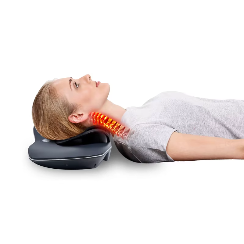 Electric Heat Therapy Massage Products Cervical Massager Traction Machine Pillow For Neck And Shoulder Massage - Image 5