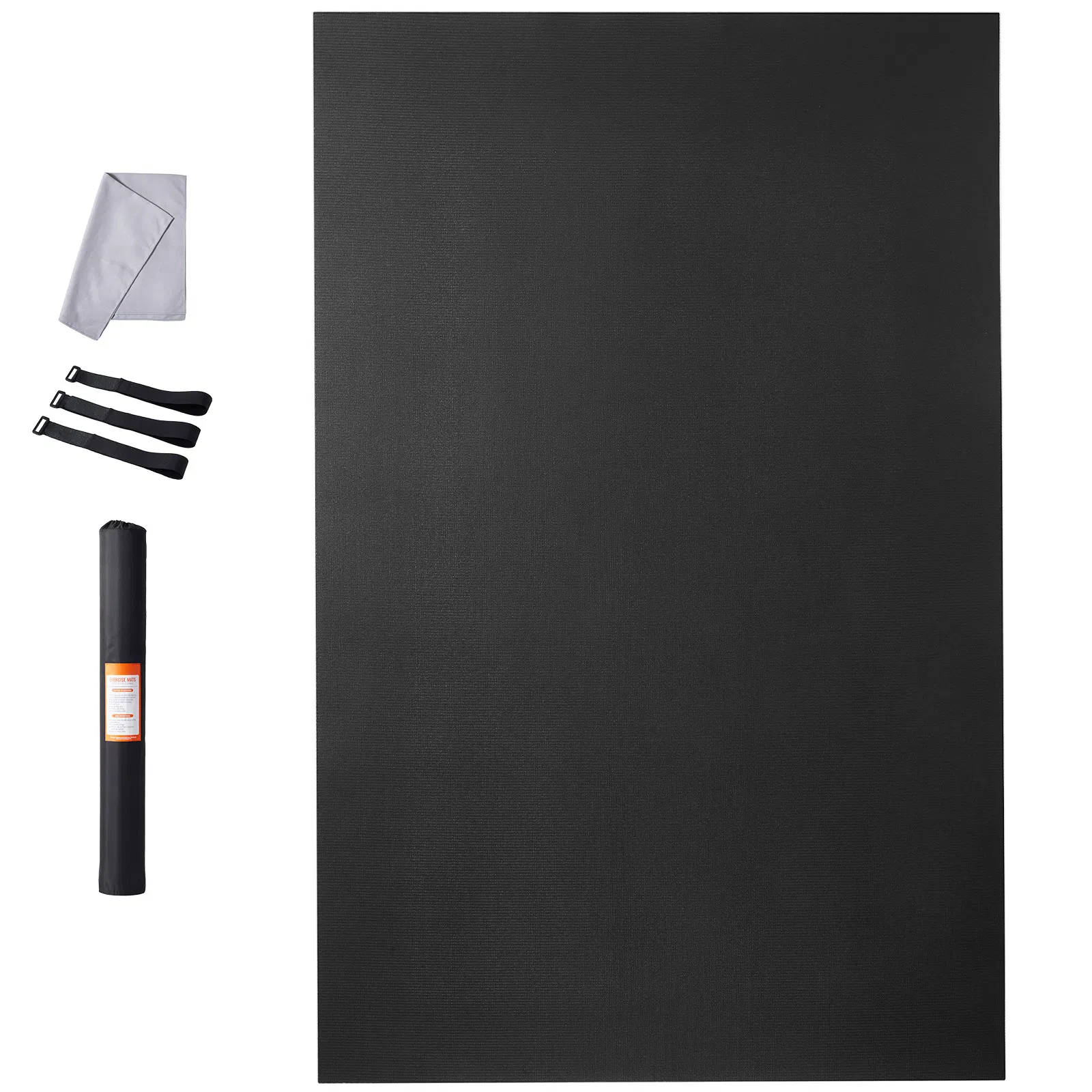 Exercise Mat, Non Slip High Density Premium Yoga Mat, Exercise Yoga Mat for Men & Women, Fitness & Exercise Mat with Bag & Carry Strap, for All Types of Home Yoga, Pilate & Floor Workout (9x6ft)