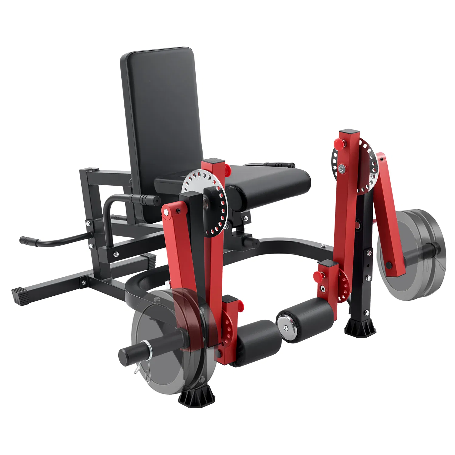 Leg Extension and Curl Machine, Seated Leg Rotary Extension for Thigh, Adjustable Lower Body Specialty Exercises Equipment, Heavy Duty Workout Bench for Home Gym, 700 LBS Capacity - Image 10