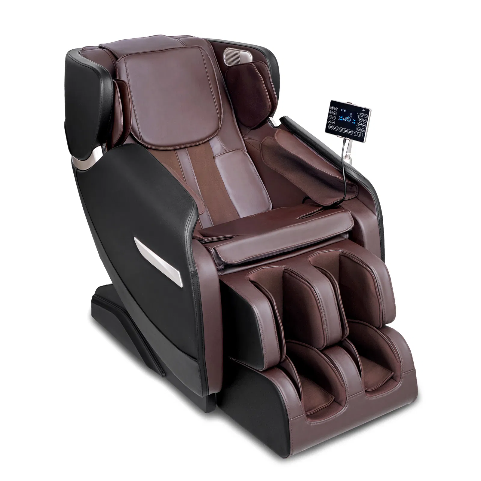 Massage Chair - Full Body Zero Gravity Recliner with Multi Auto Modes, 3D Shiatsu, Heating, Bluetooth Speaker, Airbag, Foot Roller, and Touch Screen - Image 9