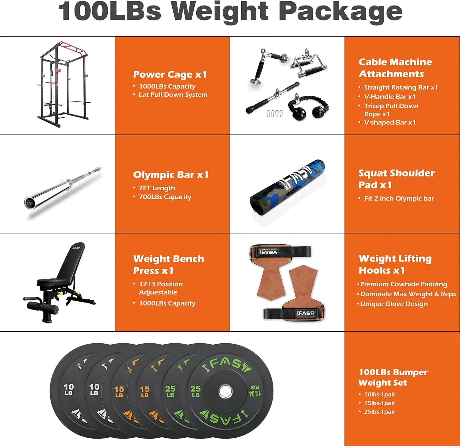 Multi-functional Power Cage,Home Adjustable Pullup Squat Rack 1000Lbs Capacity Comprehensive Fitness Barbell Rack - Image 2