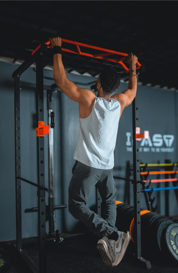 Multi-functional Power Cage,Home Adjustable Pullup Squat Rack 1000Lbs Capacity Comprehensive Fitness Barbell Rack - Image 4
