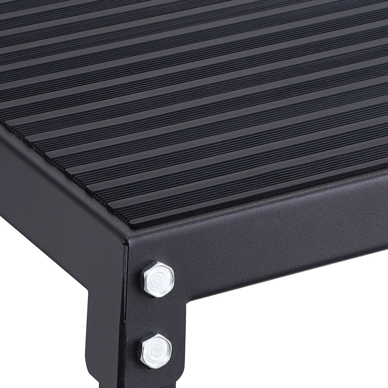 Plyometric Jump Box, 12 Inch Plyo Box, Steel Plyometric Platform and Jumping Agility Box, Anti-Slip Fitness Exercise Step Up Box for Home Gym Training, Conditioning Strength Training, Black - Image 9