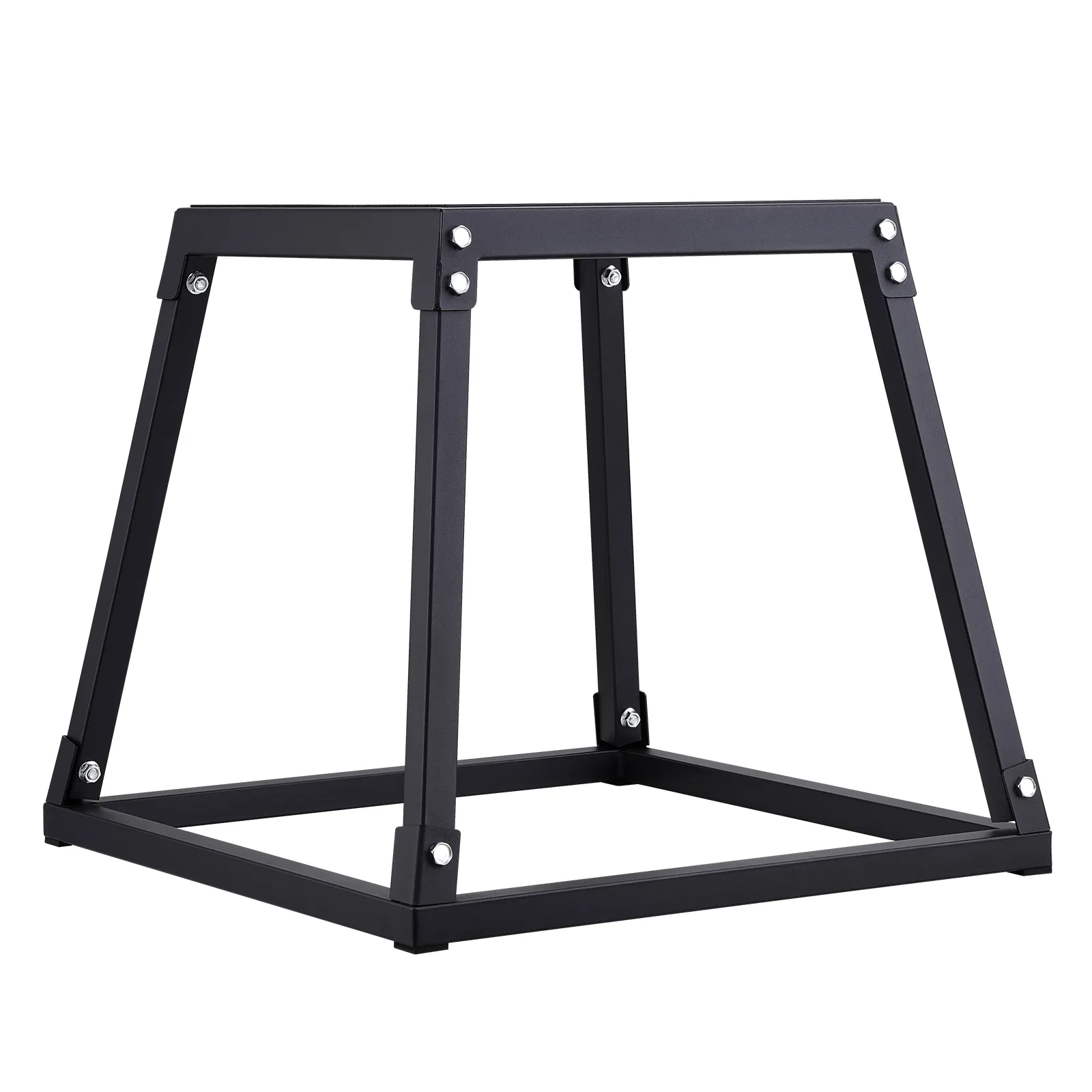 Plyometric Jump Box, 18 Inch Plyo Box, Steel Plyometric Platform and Jumping Agility Box, Anti-Slip Fitness Exercise Step Up Box for Home Gym Training, Conditioning Strength Training, Black - Image 10