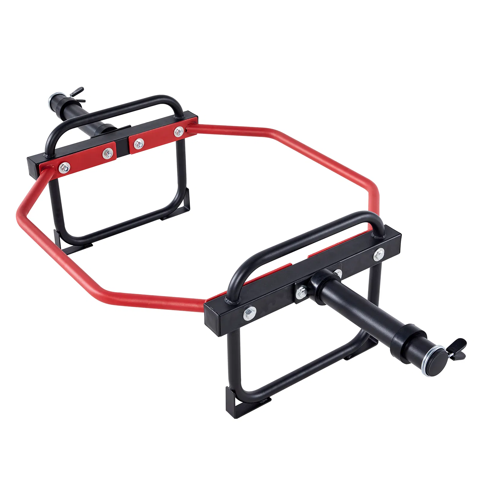 Trap Bar Hex Bar, 2-Inch Hex Barbell, 500 LBS Capacity Shrug Bars, Weightlifting and Strength Training Equipment, Home Gym for Squats, Deadlifts, Shoulder Presses, Red - Image 12