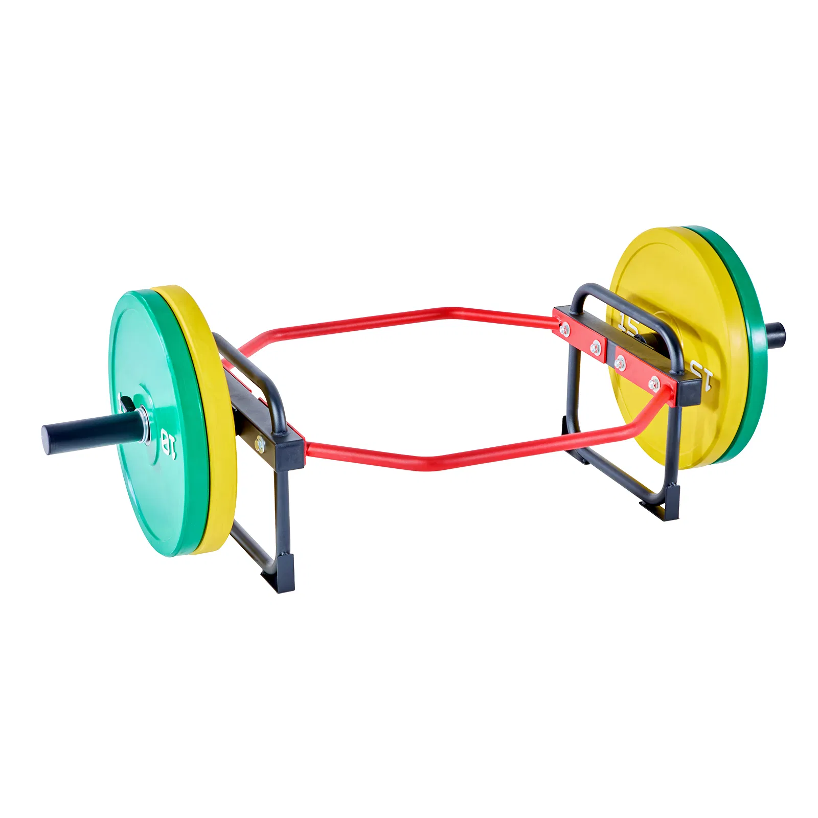 Trap Bar Hex Bar, 2-Inch Hex Barbell, 500 LBS Capacity Shrug Bars, Weightlifting and Strength Training Equipment, Home Gym for Squats, Deadlifts, Shoulder Presses, Red - Image 9