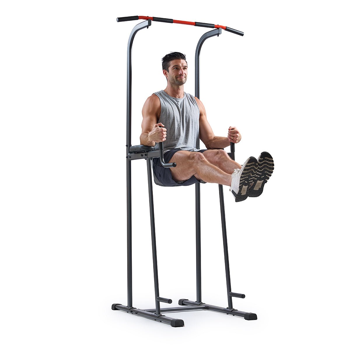 Sunny Health & Fitness Multi-Function Power Tower with Dip Station, Pull Up Bar, and Core Workout - SF-XF924016 - Image 3