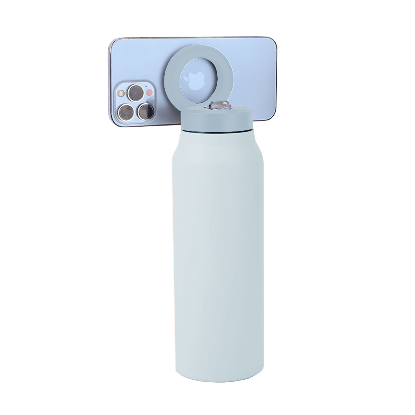 Aquaala Stick And Swivel Magnetic Cap Phone Holder Water Bottle - Image 2
