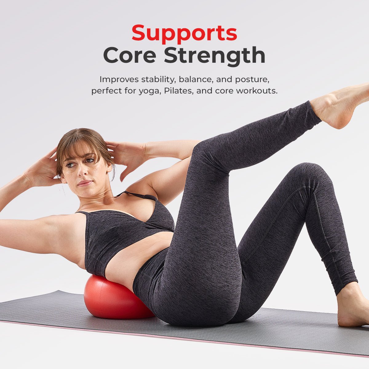 Sunny Health & Fitness Premium Pilates Ball 9” - Image 3