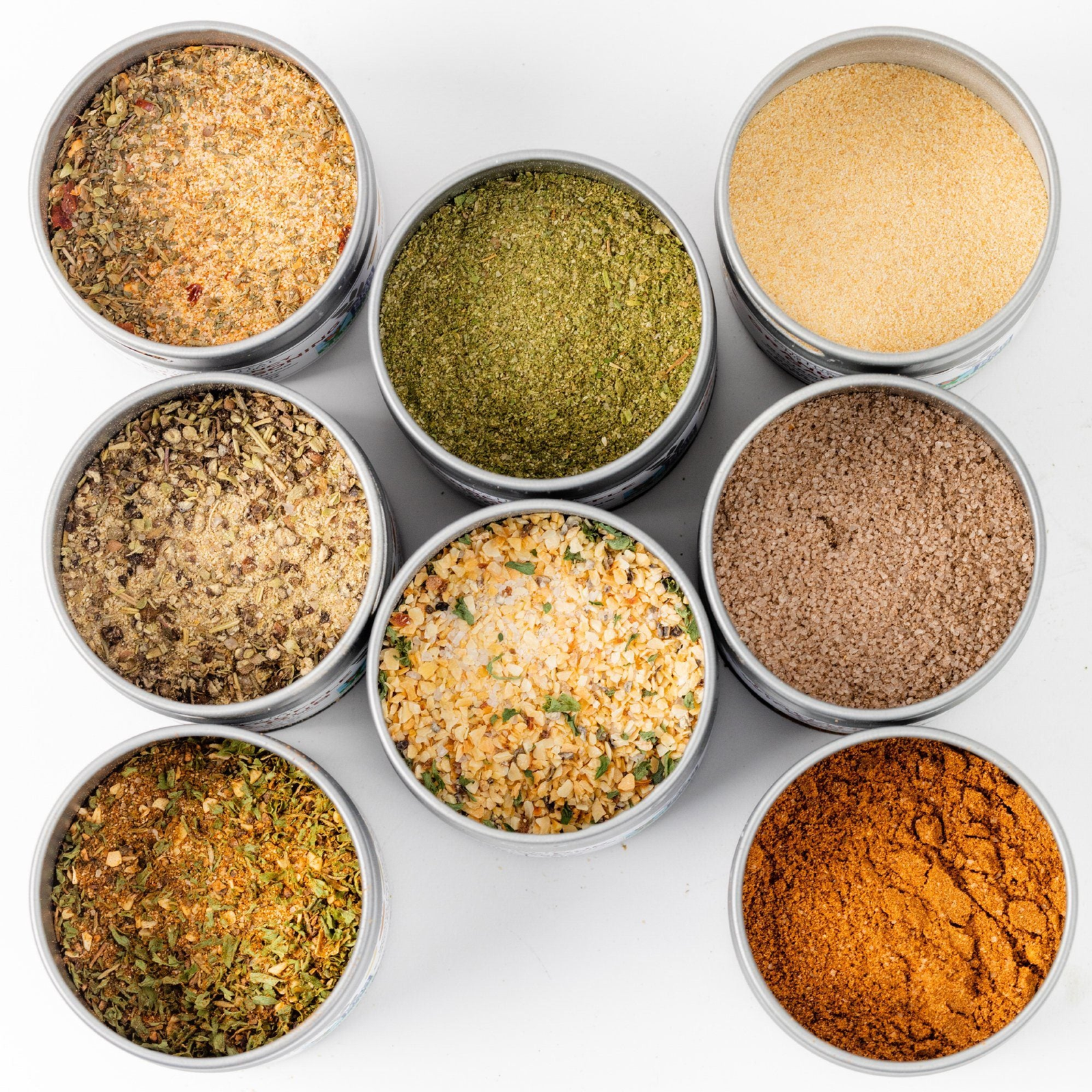 Fancy Proteins & Truffled Sides Luxury Gift Pack | 8 Gourmet Seasonings & Salts In A Handsome Gift Tin - Image 2