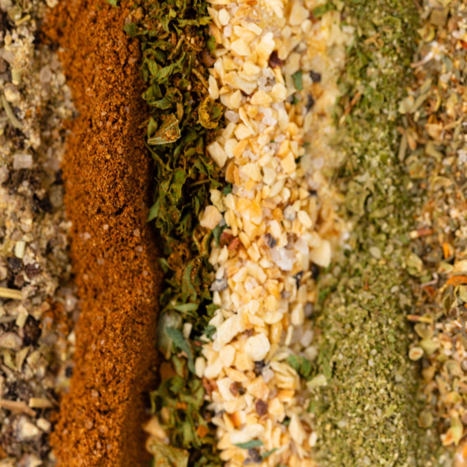 Fancy Proteins & Truffled Sides Luxury Gift Pack | 8 Gourmet Seasonings & Salts In A Handsome Gift Tin - Image 3