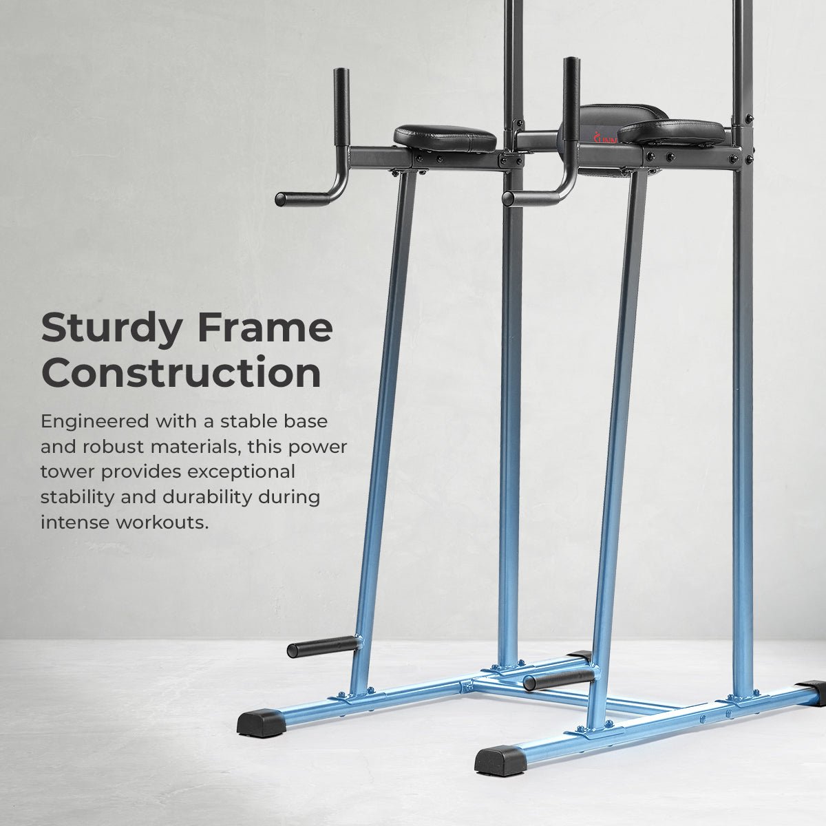 Sunny Health & Fitness Multi-Function Power Tower with Dip Station, Pull Up Bar, and Core Workout - SF-XF924016 - Image 5