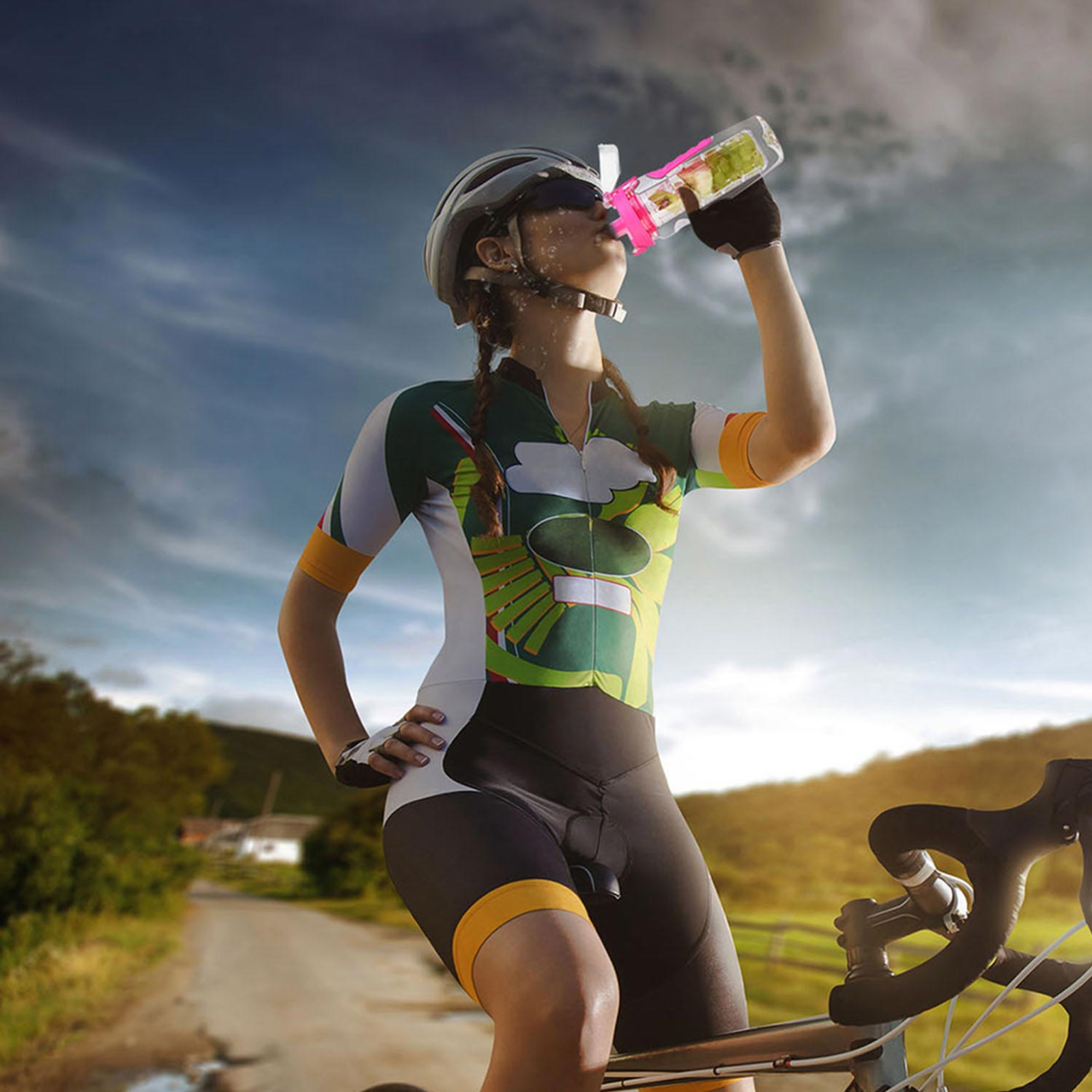 Fruit Infuser Water Bottle 32OZ Juice Shaker Sport - Image 6