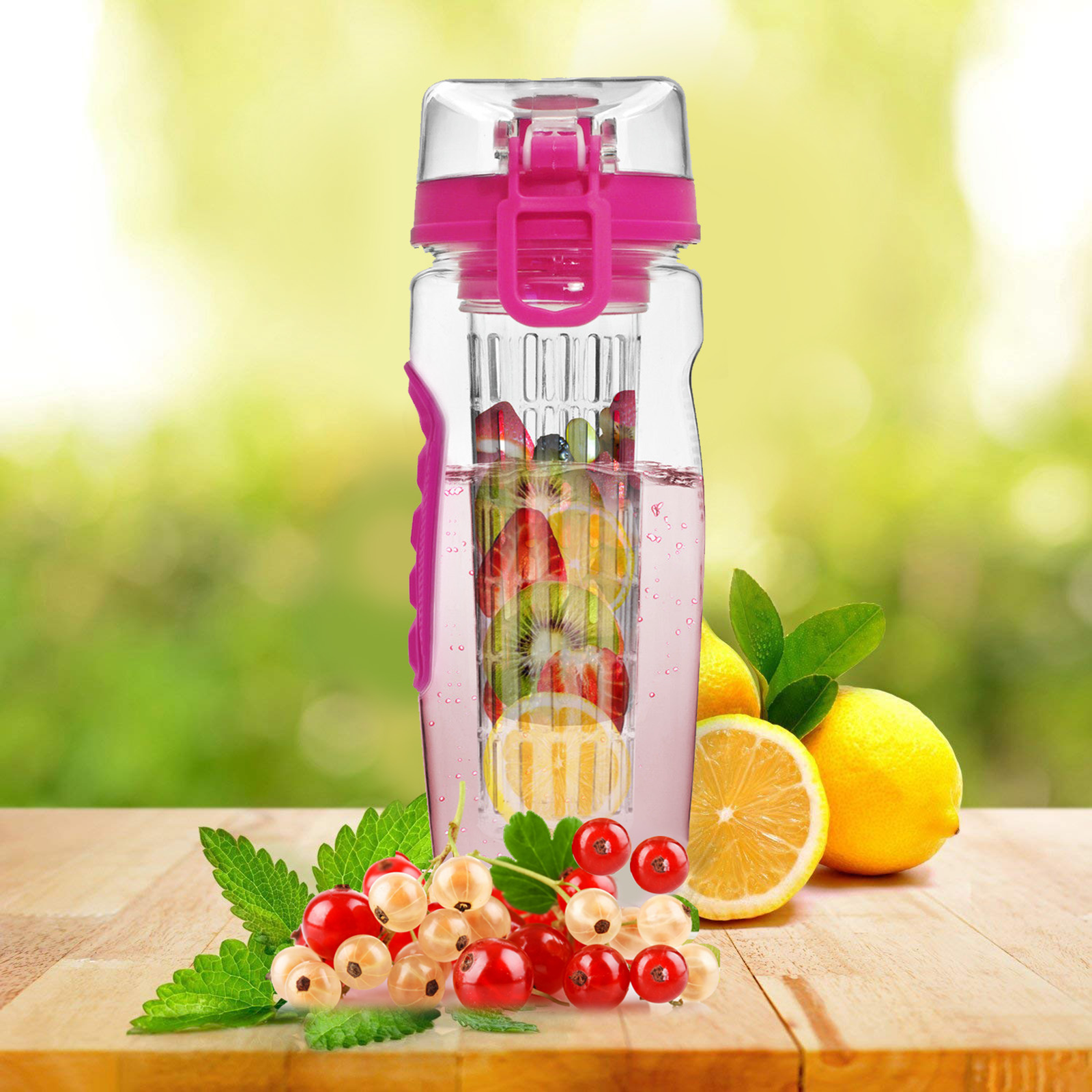 Fruit Infuser Water Bottle 32OZ Juice Shaker Sport - Image 7