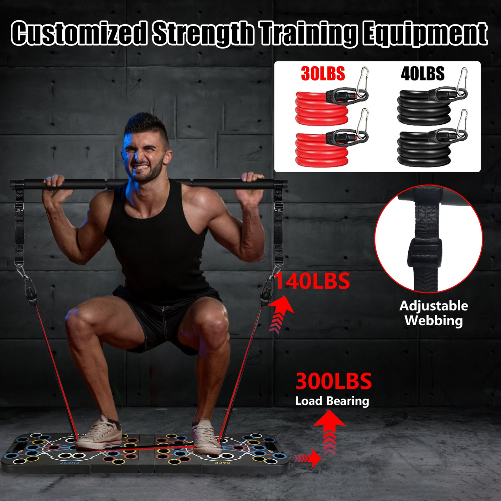 Multifunctional Push Up Board Home Strength Training Equipment - Image 9