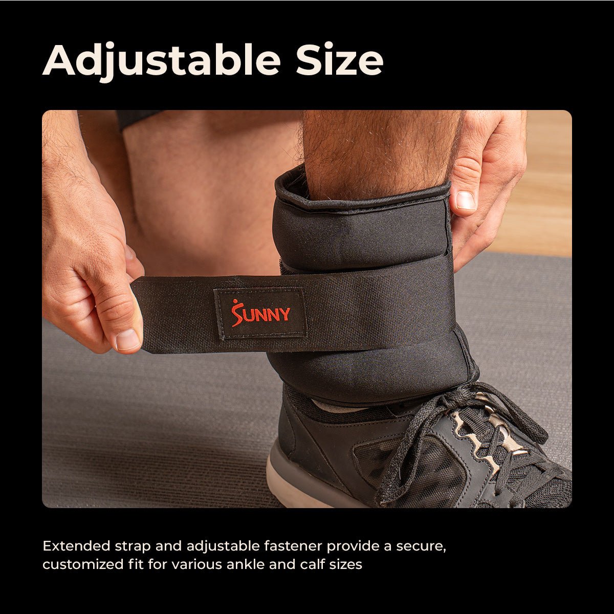 Sunny Health & Fitness Ankle Weight 5-Pound (Pair) - Image 6