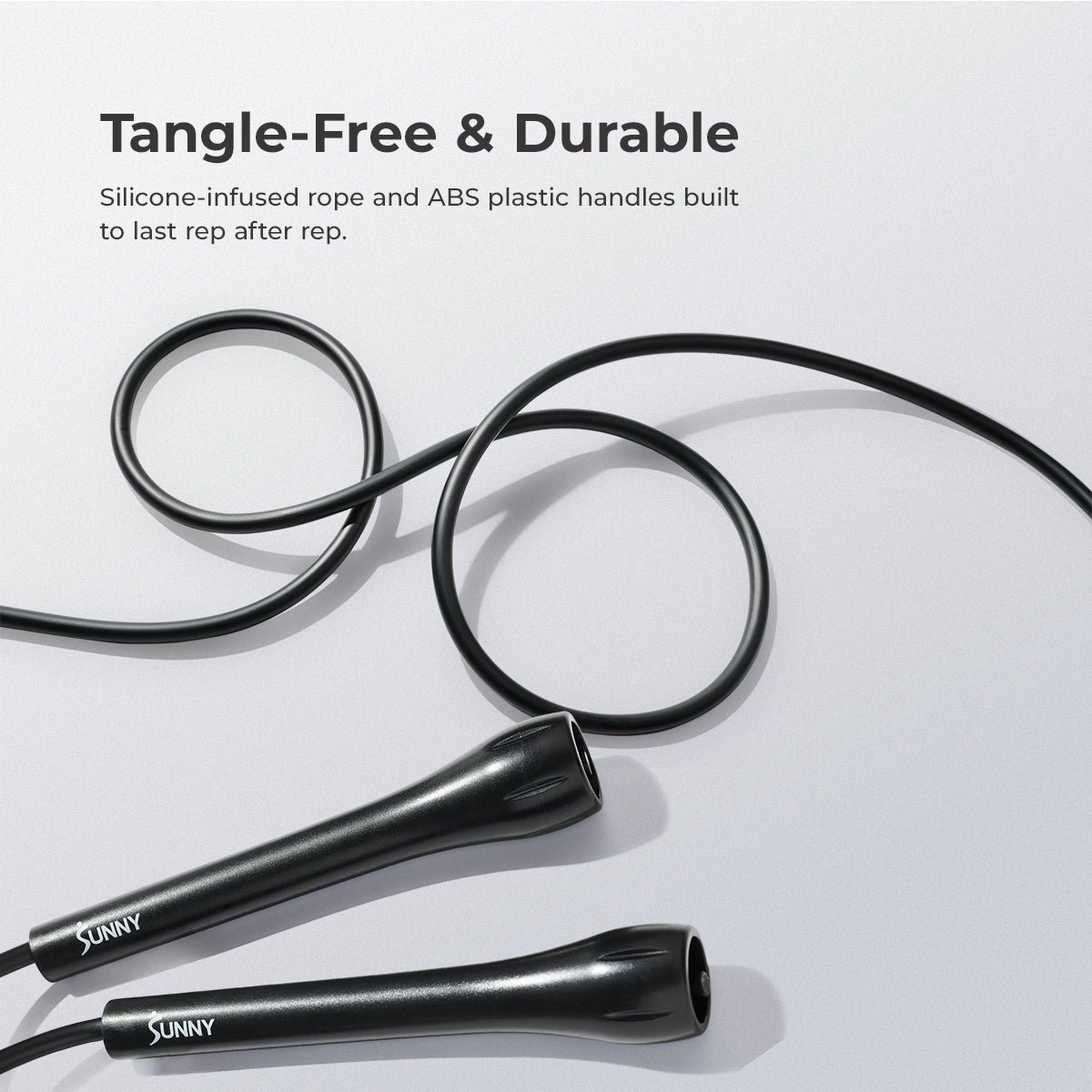 Sunny Health & Fitness Jump Rope - SF-JR01-BK - Image 5