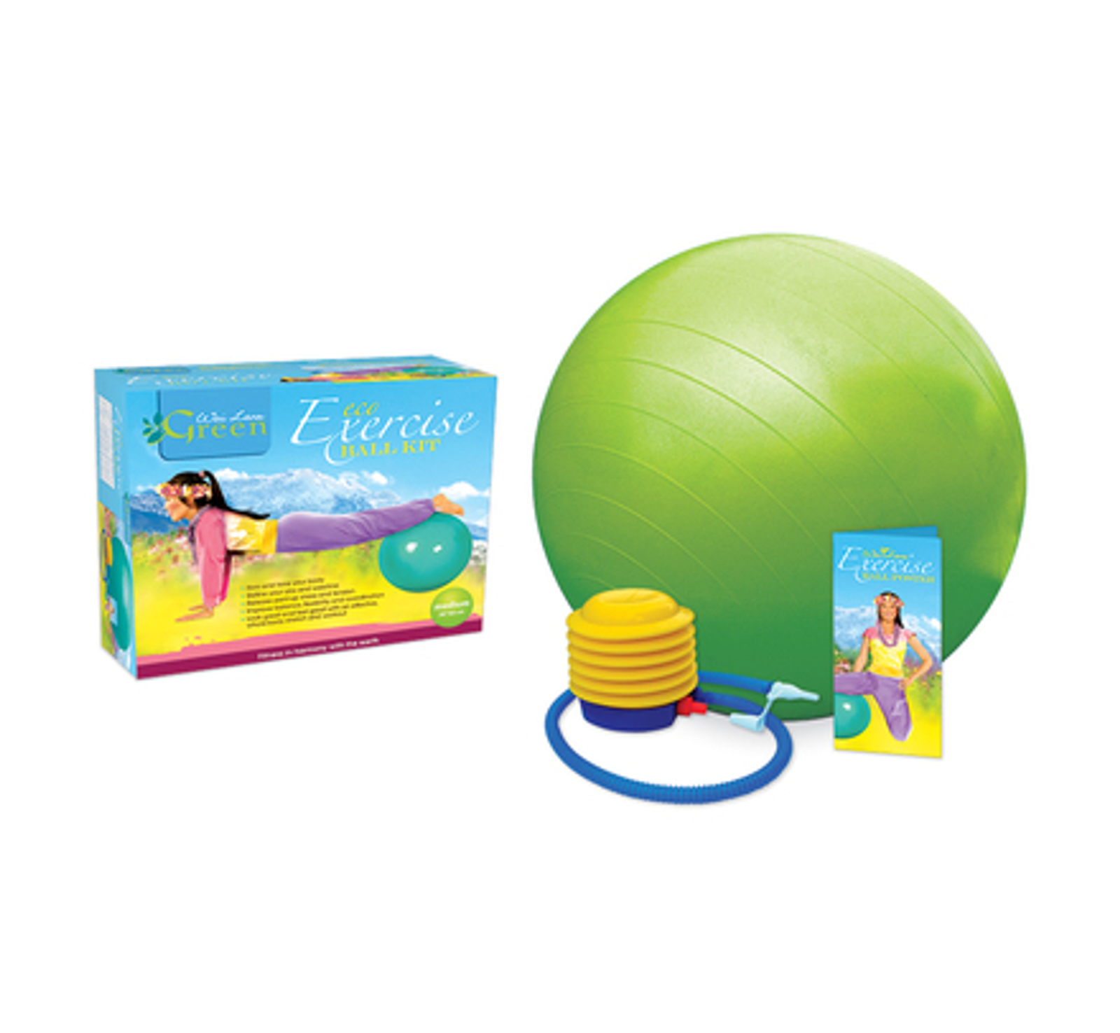 Pilates Yoga Eco Ball Kit With Choose of Accessory - Image 2