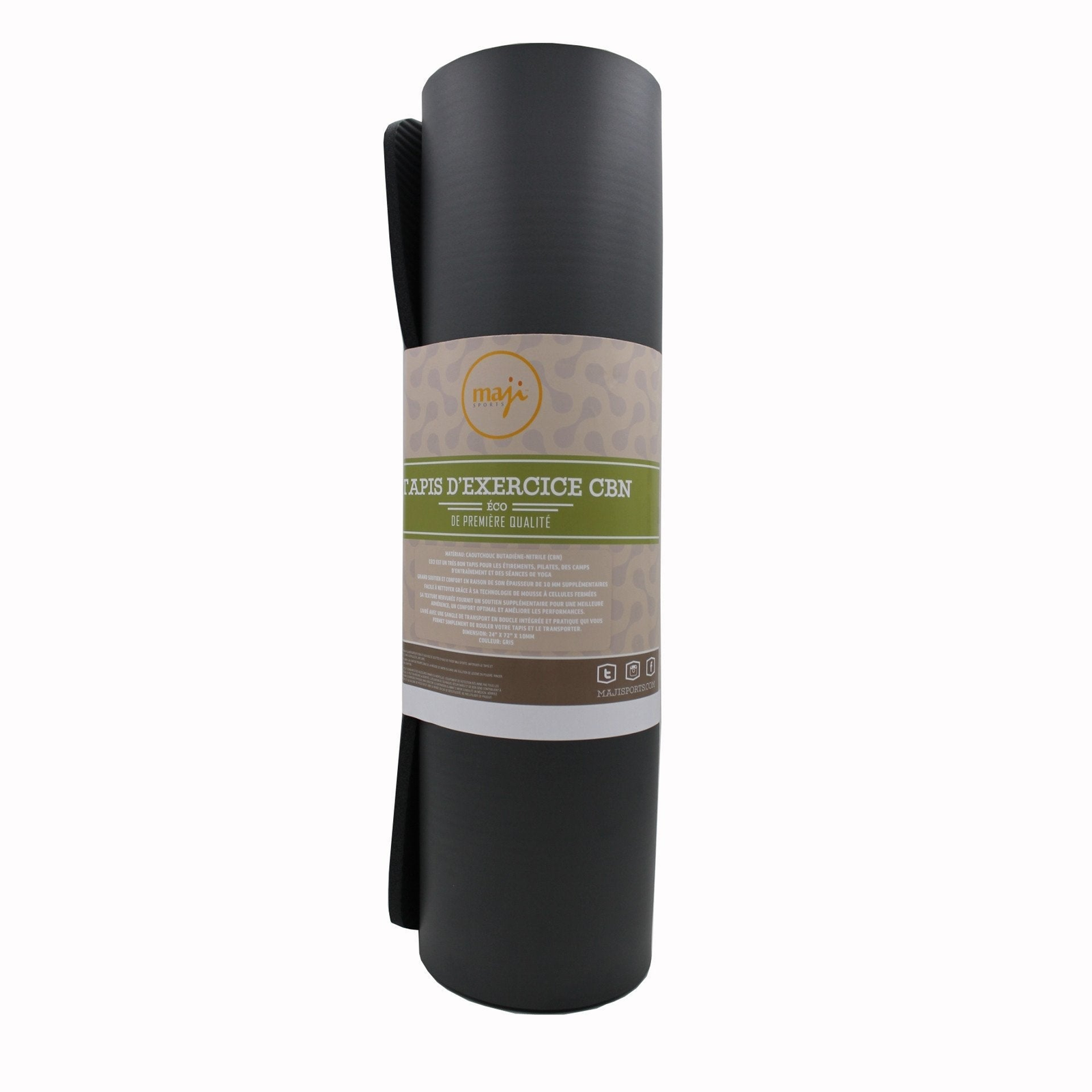 NBR Premium Eco Exercise Mat - Image 2