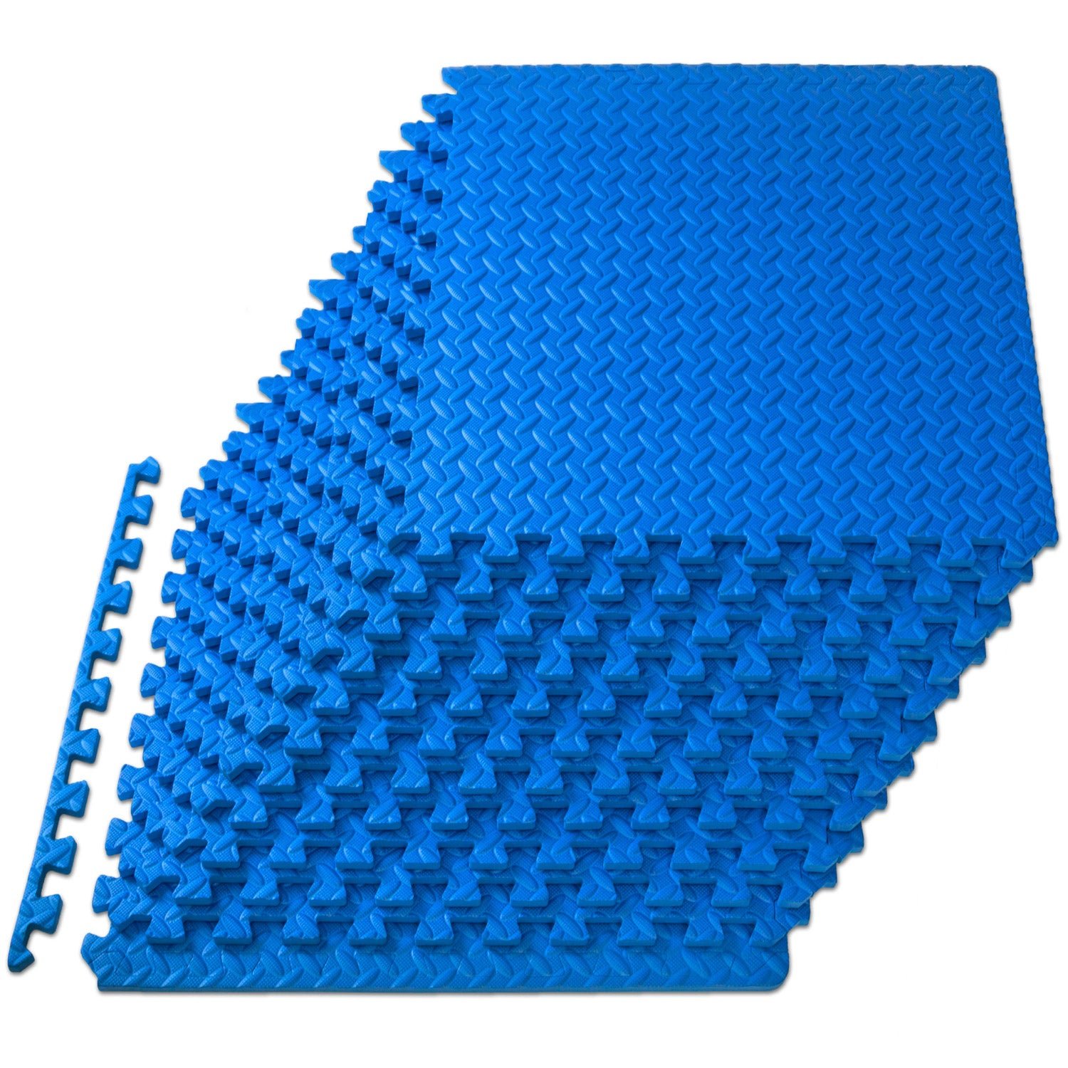 Diamond Plate Exercise Puzzle Mat 1/2-in