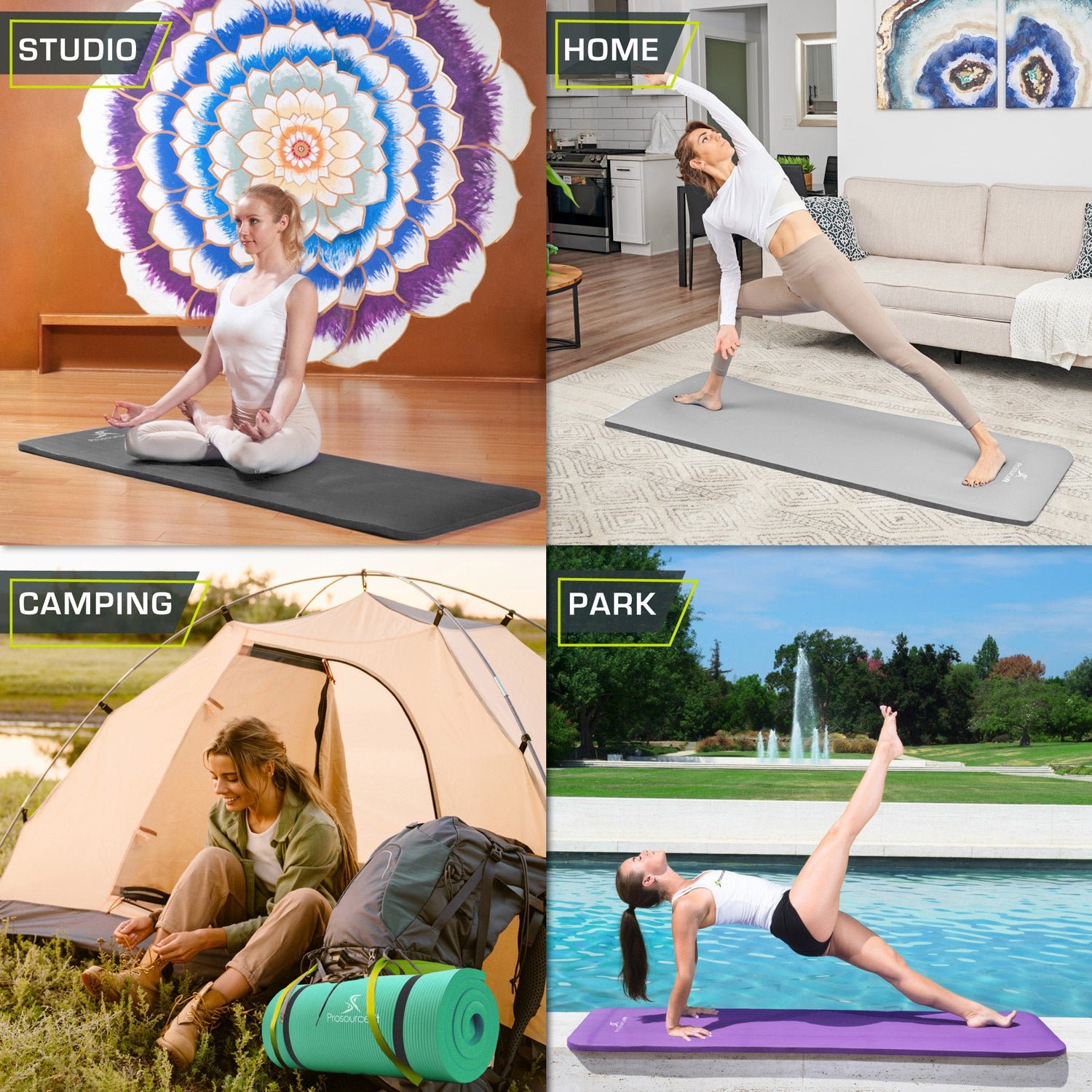 Extra Thick Yoga and Pilates Mat